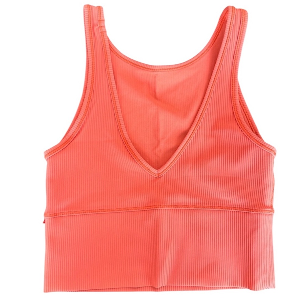 Lululemon Orange Sports Bra Tank